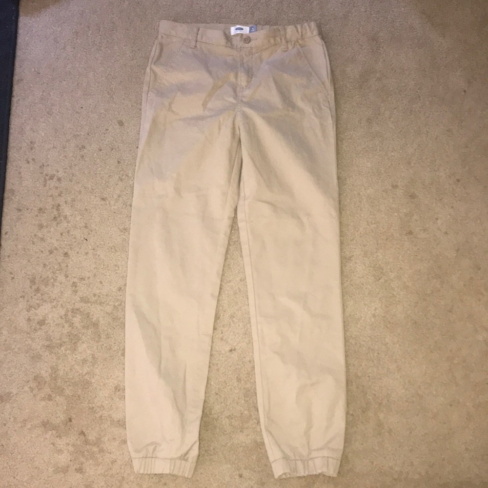 Khaki Jogger Pants